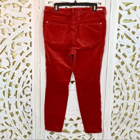 Anthropologie Pilcro Orange Rust High Waist Cords - Picture 3 of 6